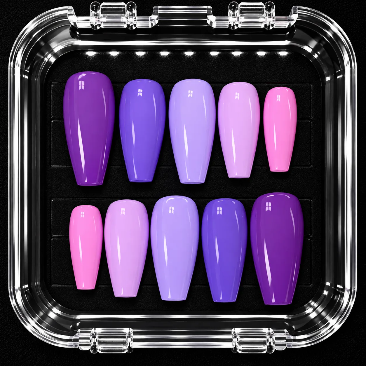 Lilac Dream custom press-on nail inspiration