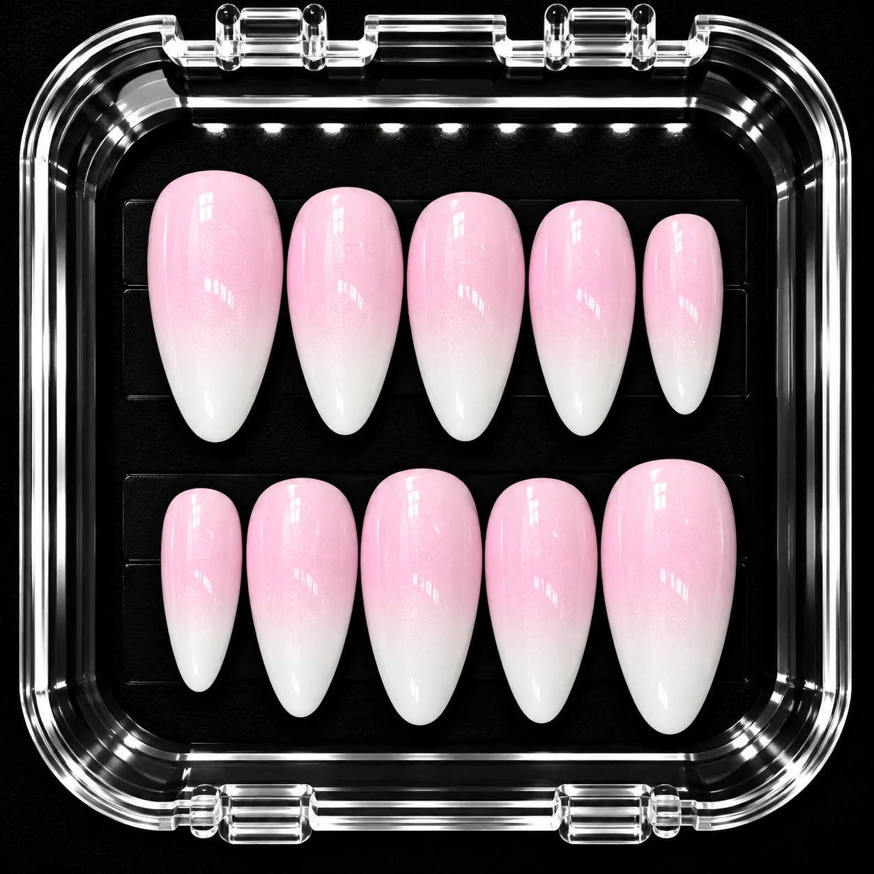Cotton Candy custom press-on nail inspiration