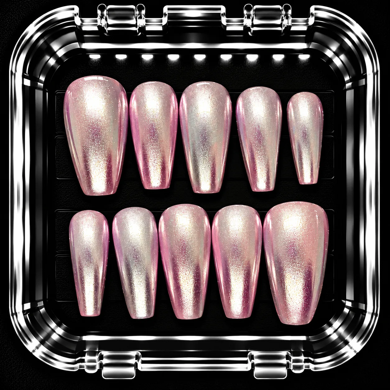 Skylight custom press-on nail inspiration
