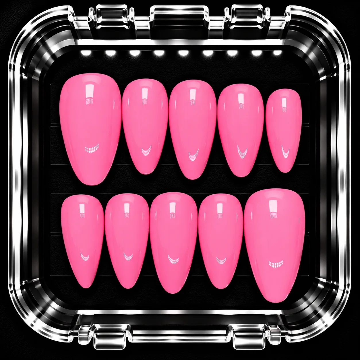 Bubblegum custom press-on nail inspiration