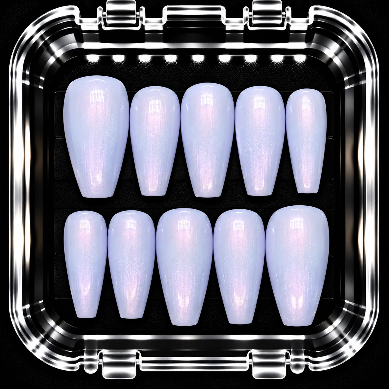 Mermaid custom press-on nail inspiration